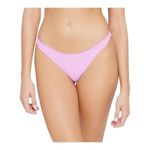 l*space L Monica Wise Cabana Pink Ribbed Bikini Bottom Women's Size Medium NWT Photo 0