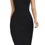 BASICS Solid Cami Bodycon Minimalist Dress Sz Medium Photo 0