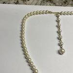 Women’s Beaded Costume Necklace Faux Pearl / Rhinestone Gold Photo 4