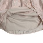 Loft  Pink Skirt Women's Size 6, Mini, Lined, Zipper, Career, Casual Linen‎ Blend Photo 7