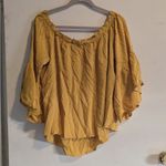 Love j  Mustard Blouse Photo 1