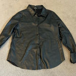 Lulus  leather button up shirt Photo 0