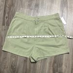 Joie  Light Green High Waist Shorts Photo 4