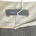 Vince new β Floral Embroidered Shimmery Silk Duponi Pant Pants β Gunmetal β Sml Photo 6