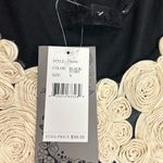 Alexis & Ashley Small Short Sleeveless Dress With‎ Ivory Rosettes NWT Black Photo 3