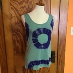 Urban X Hippie Chic Tie Die Tank Top Green Photo 7