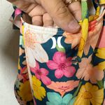 Hurley  Floral Cutout One Piece Swimsuit Size XL Photo 6