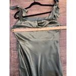 Petal and Pup Selma Off Shoulder Maxi Dress Olive Gown Satin Bows Size XL Photo 10