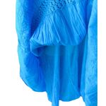 Shoreline Blue Boho Tube Top Bodice Bohemian Maxi Sundress ~ Women's Size L / XL Photo 5