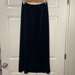 Vintage J.B.S LTD Velvet Maxi Skirt Women's Size 6 Elastic Waist Black Velour Photo 2