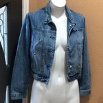 Obey  denim star cropped jacket Photo 2