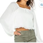 Celebrity Pink  Long Sleeve Smocked Peasant Top Size M Photo 0