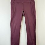 Lululemon Women Leggings Purple Find Focus 7/8 Tight Pull On Stretch Yoga Size 8 Photo 1