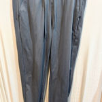 Yogalicious  Lux Maya Illusion Jogger Pants Womens Gray Drawstring Athletic Small Photo 0