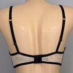 Victoria's Secret Victoria’s Secret Luxe Lingerie Dragon Lace Unlined Balconet Bra Size 34D Black Photo 4