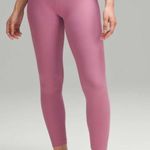 Lululemon Align Ribbed High-Rise Pant Legging Tight 25" in Velvet Dust Size 10 Photo 0