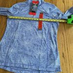 Active USA Kirkland Active Pullover Women M Thumbhole Quarter Zip Sweatshirt Purple Photo 6