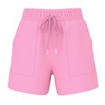 PINK - Victoria's Secret PINK VICTORIA’S SECRET Ivy Fleece Sweat Shorts High Rise Pink Lollipop Logo L Photo 9