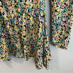 AFRM Pastel Colorful London Ditsy Floral Long Sleeve Mini Dress HEMMED Medium Green Photo 8