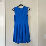 Diane Von Furstenberg  Jeannie Electric Blue Fit and Flare Mini Skater Dress 6 Photo 6