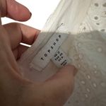 Top Shop White Cotton Dress Size 12 Photo 12