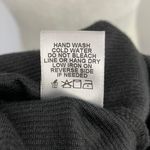 Dual Nature New  Keyhole Rib Velour Dress Mock Neck Long Sleeve Mini Black Photo 15