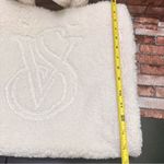 Victoria's Secret  Ivory VS Logo Sherpa Tote Bag Photo 4