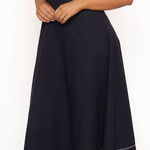 Petal and Pup Dress Marcella Midi in Navy Embroidered Floral NEW Photo 0