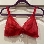 Etam Lace Bralette Red Size undefined Photo 0