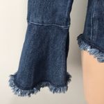 Anthropologie Moelleux Denim Lace Up Bell Sleeve Photo 1