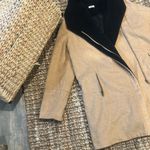 Tobi Double Faced Tan/Black Wool Blend Coat Size Large Photo 3