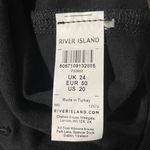 River Island New High Rise Skinny Jeans Kaia Black Stretch Denim Plus Size 20 Photo 16