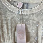 We Are HAH Phaht City Dress Crushed Velvet In Cream And Black Size XS Photo 6