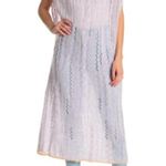 Free People Pirouette Alpaca Wool Open Knit Tunic Sweater Dress: Sugar Cloud Photo 0