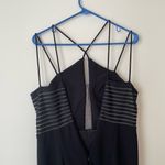 XScape Black Body Con Dress Size 8 Office Career Little Black Dress keyhole neck Photo 9