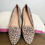 Jack Rogers  Ginny Suede Leopard Loafer Flats 9.5 Photo 1