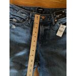 EXPRESS  Womens 90s Ankle Boot Mid Rise Distressed Cropped Jeans‎ Size 4S Photo 8