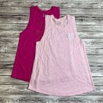 Old Navy Set of 2 Active Women's Loose Fit Go-Dry Tank Tops Pink S SM Small Photo 0