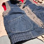 Vintage Denim Acid Wash Vest Izzi Size M Blue Size M Photo 4