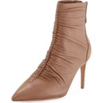 Alexandre Birman Suzana Ruched Leather Booties MSRP: $675 Photo 2