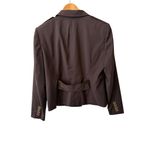 Michael Kors MICHAEL  Sport Blazer Size 12 Brown Pockets Buttons‎ Photo 1