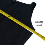 Eileen Fisher  Black 100% Organic Linen Sleeveless Midi Dress Minimalist MP Photo 8