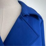 Robert Rodriguez Blue Moto Trench Style Jacket Medium Photo 1