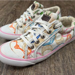 Coach  Barrett Size 8.5M Signature C Logo Sneakers Canvas Shoes Pink White Photo 0