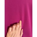 Pomander Place Orchid Hollis Top Puff Sleeve V Neck Fuschia Size Medium Pink Photo 8