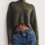 ZARA  Cropped Cardigan Sweater Photo 0