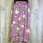 Knox Rose XS Light Purple & Cream Floral Print Skirt with 13” Slit on Fr… Photo 1