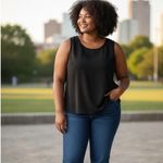 Old Navy  Set/2 Active Tank Top Twist Back Sleeveless 2X NWT Gym Workout Athletic Photo 2