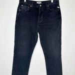 AGOLDE NWT  Riley High Rise Straight Crop Jeans Women's Black Size 32 Photo 0