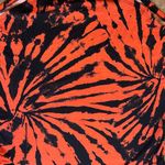 LuLaRoe Orange Black Tie Dye Halloween Tshirt  Classic Tee SZ S Short Sleeve Photo 2